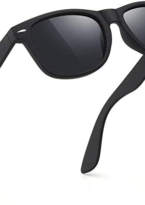 FEIDUSUN Sunglasses Men Polarized Sunglasses for Mens and Womens,Black Retro Sun Glasses Driving Fishing UV Protection